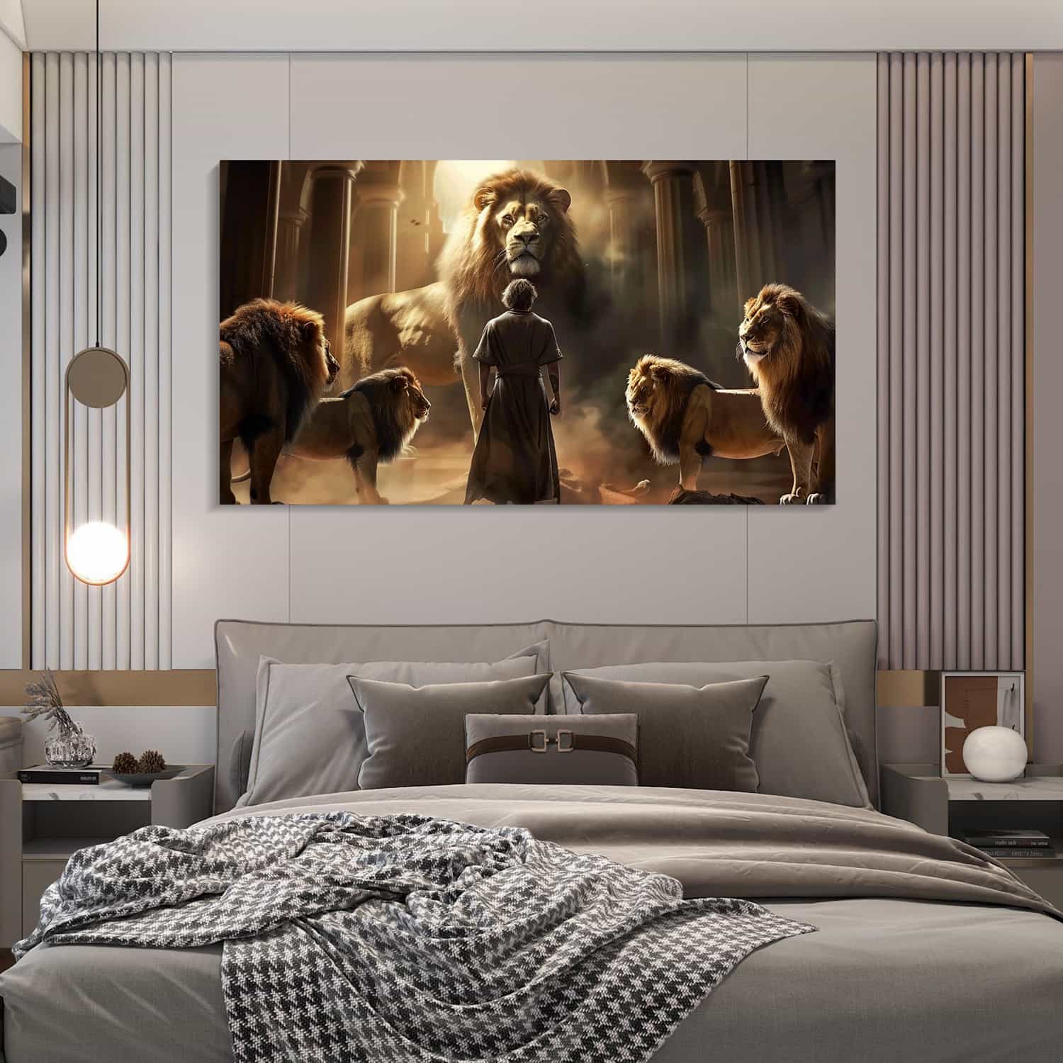 Daniel In The Lion Canvas Art