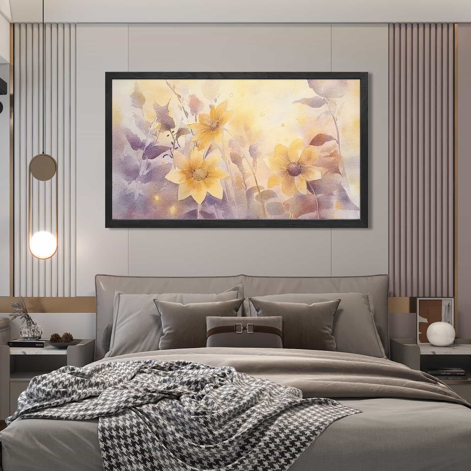 Yellow Flower Canvas Art