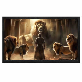 Daniel In The Lion Canvas Art