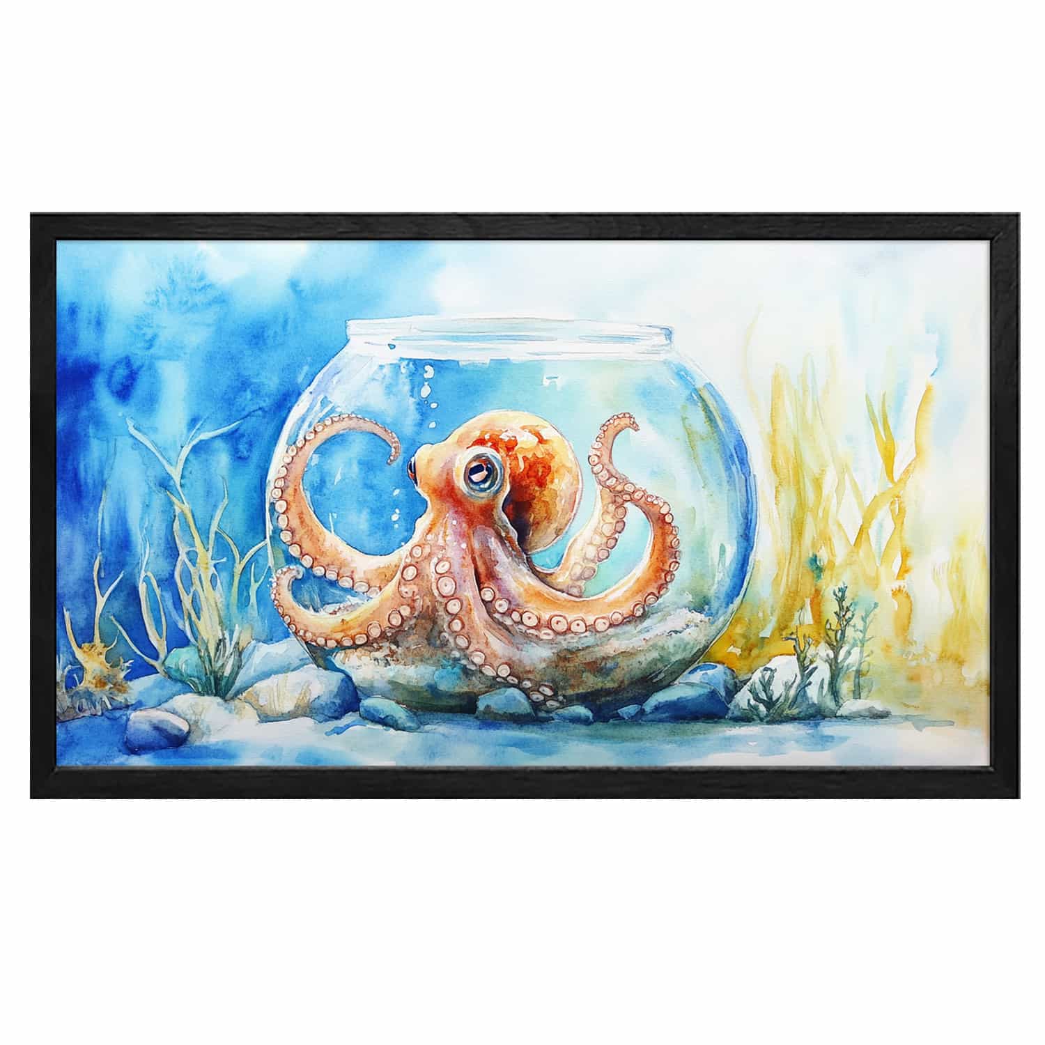 Little Octopus Canvas Art