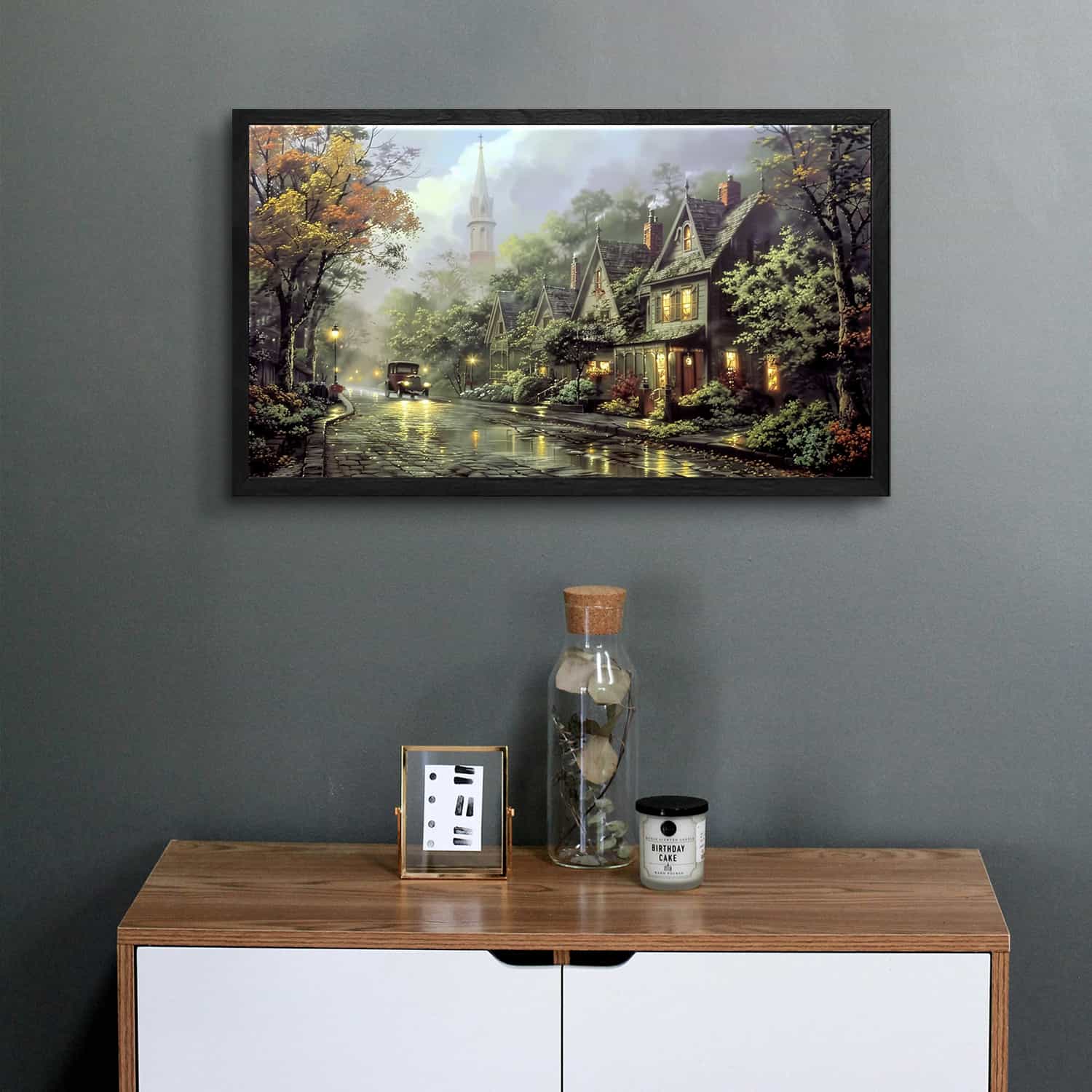 The Flowing Water Canvas Art