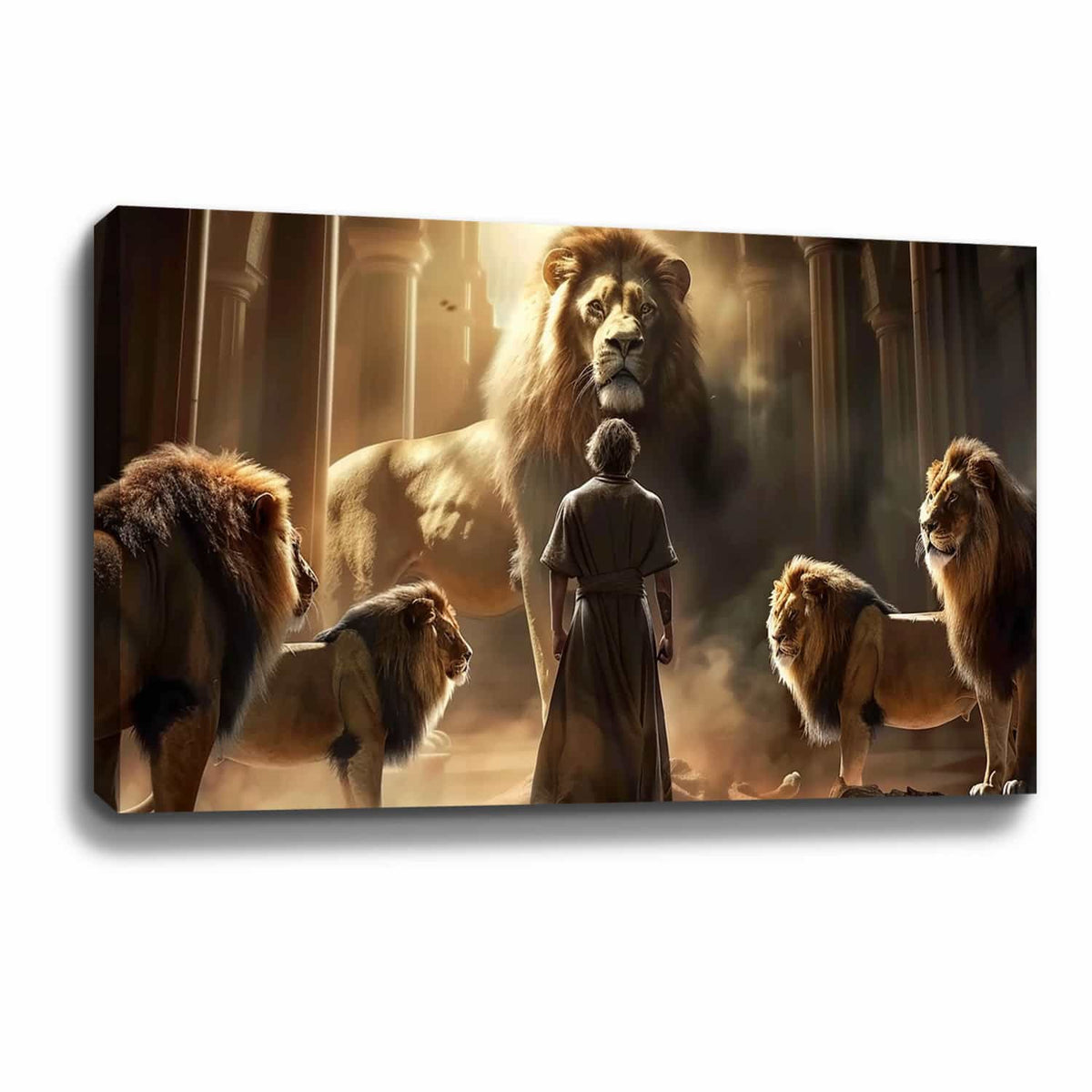 Daniel In The Lion Canvas Art