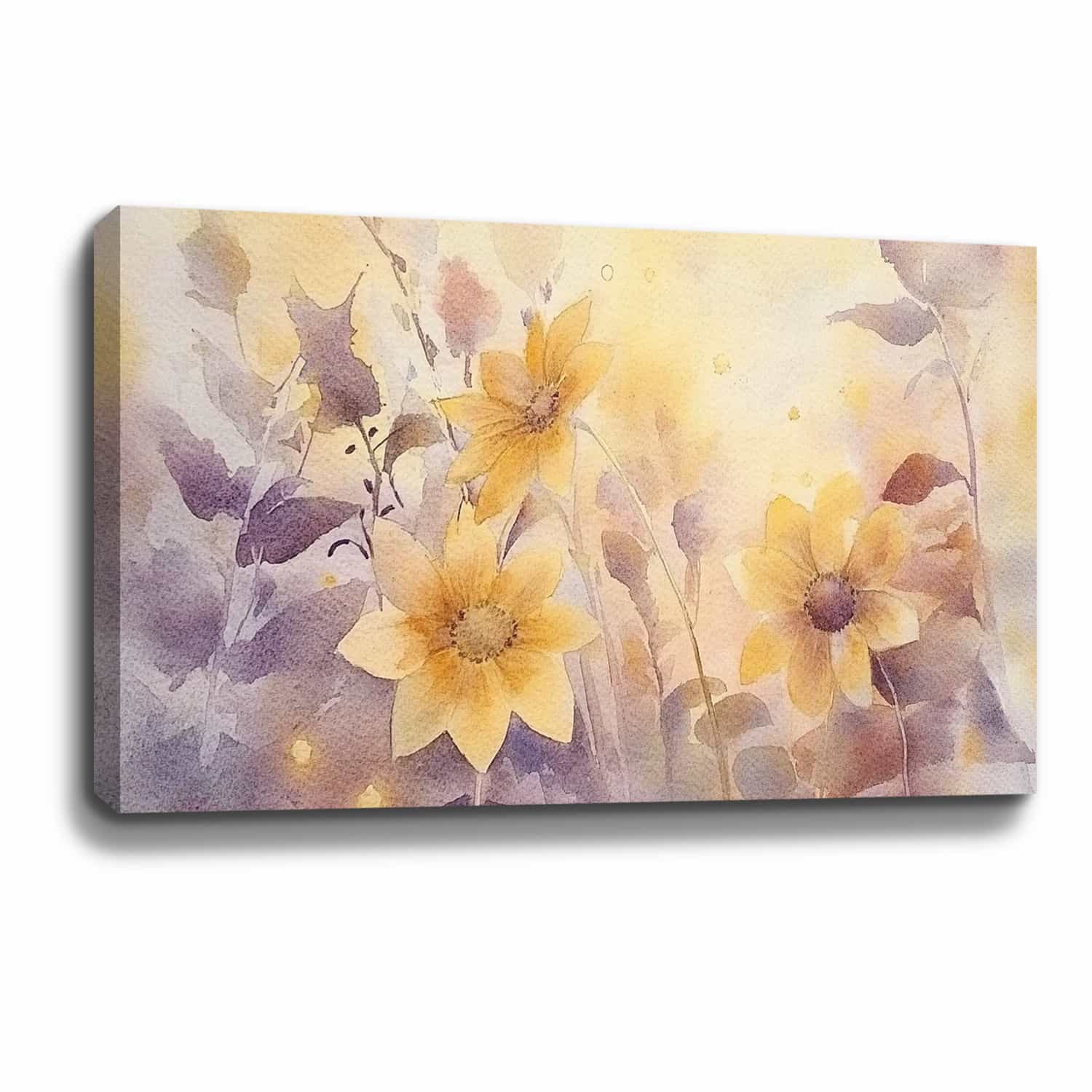 Yellow Flower Canvas Art