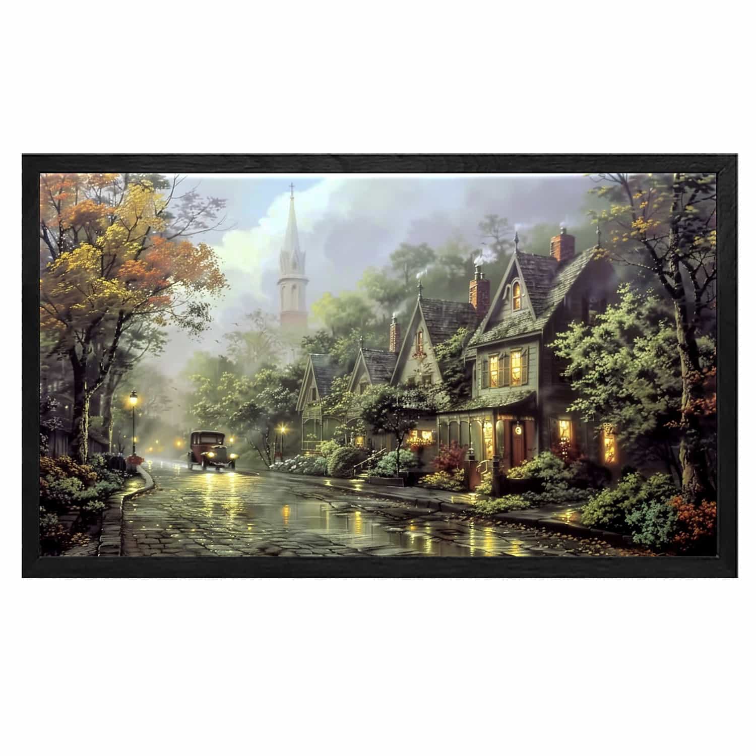 The Flowing Water Canvas Art