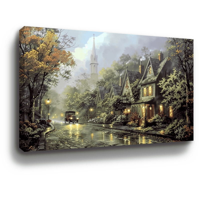 The Flowing Water Canvas Art