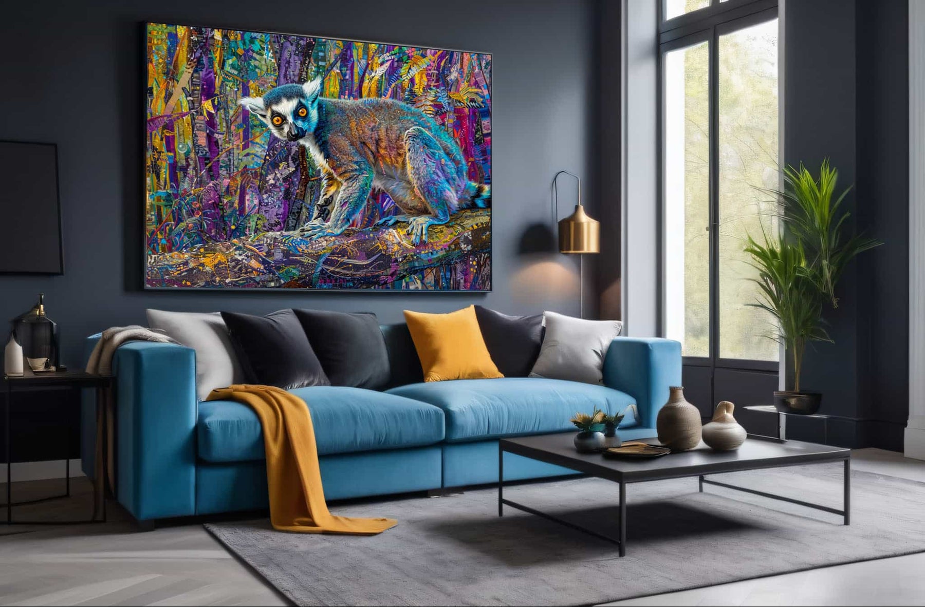 Ring Tailed Lemur Canvas Art