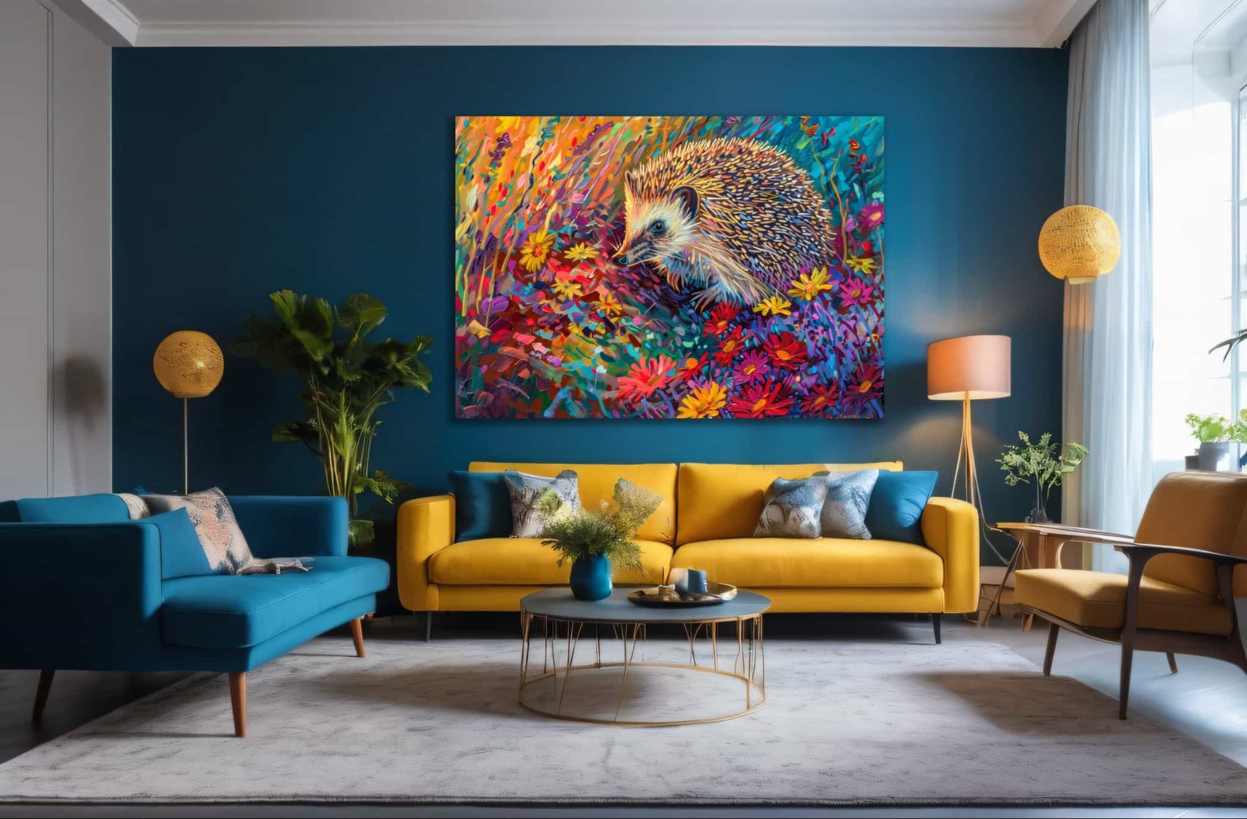 Hedgehog Canvas Art