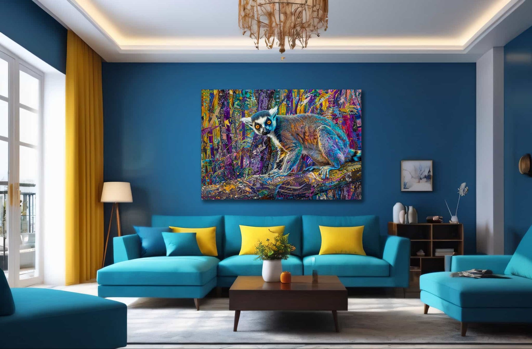 Ring Tailed Lemur Canvas Art