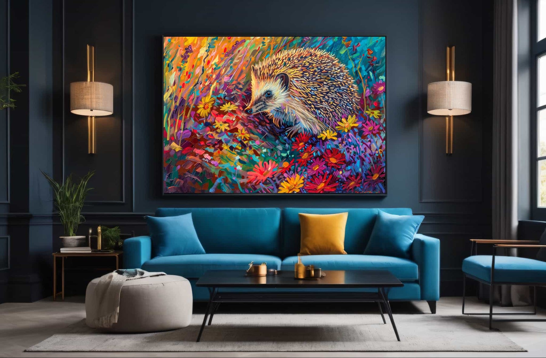 Hedgehog Canvas Art
