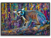 Ring Tailed Lemur Canvas Art