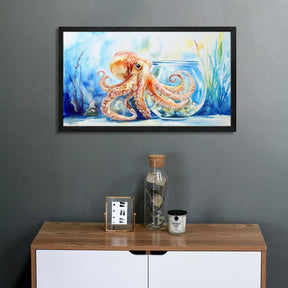 Little Octopus Canvas Art