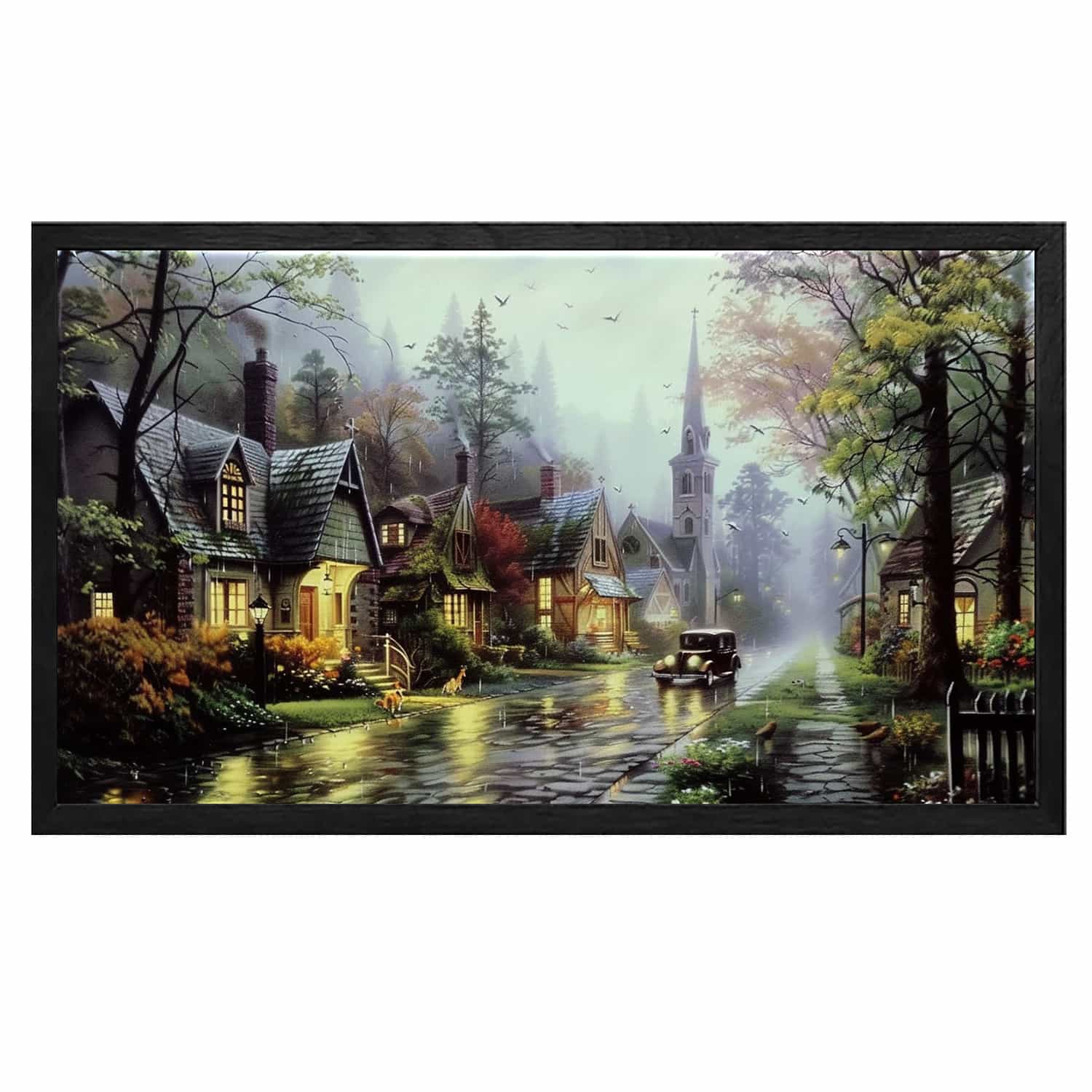 Big Bell Tower Canvas Art