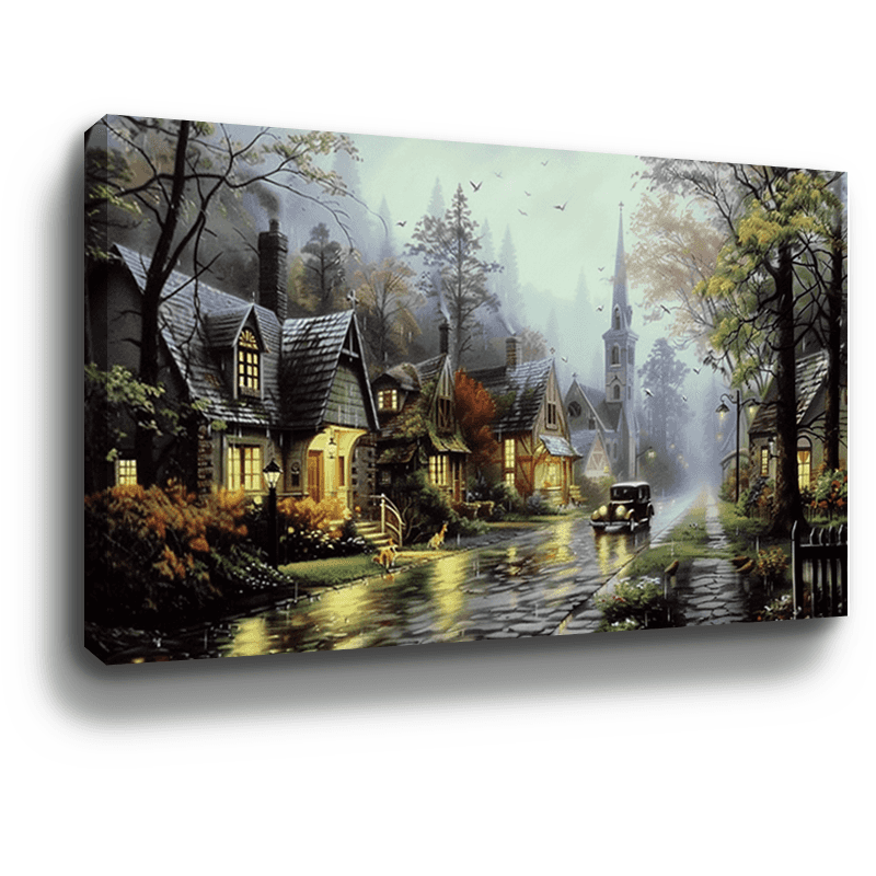 Big Bell Tower Canvas Art