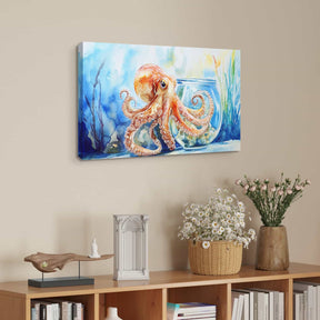 Little Octopus Canvas Art