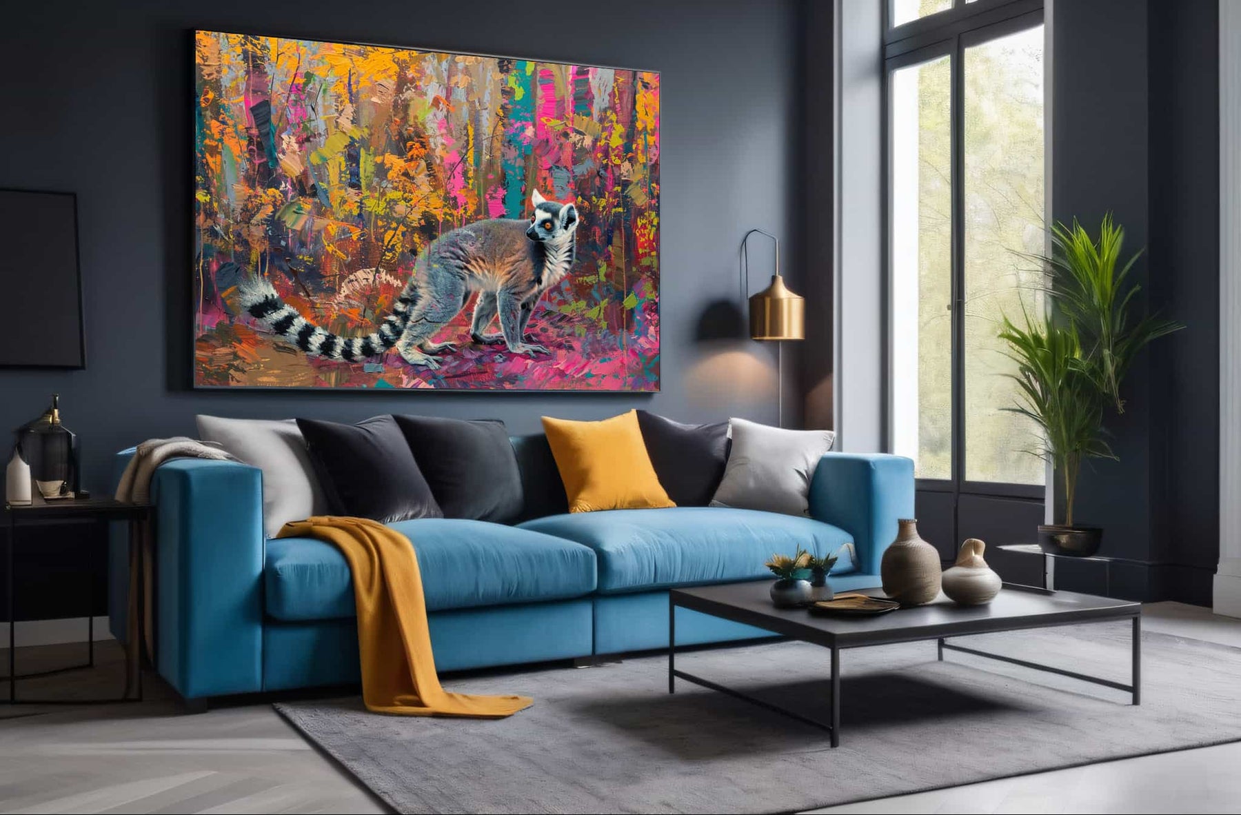 Ring Tailed Lemur Canvas Art