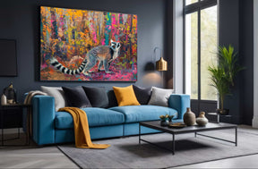 Ring Tailed Lemur Canvas Art