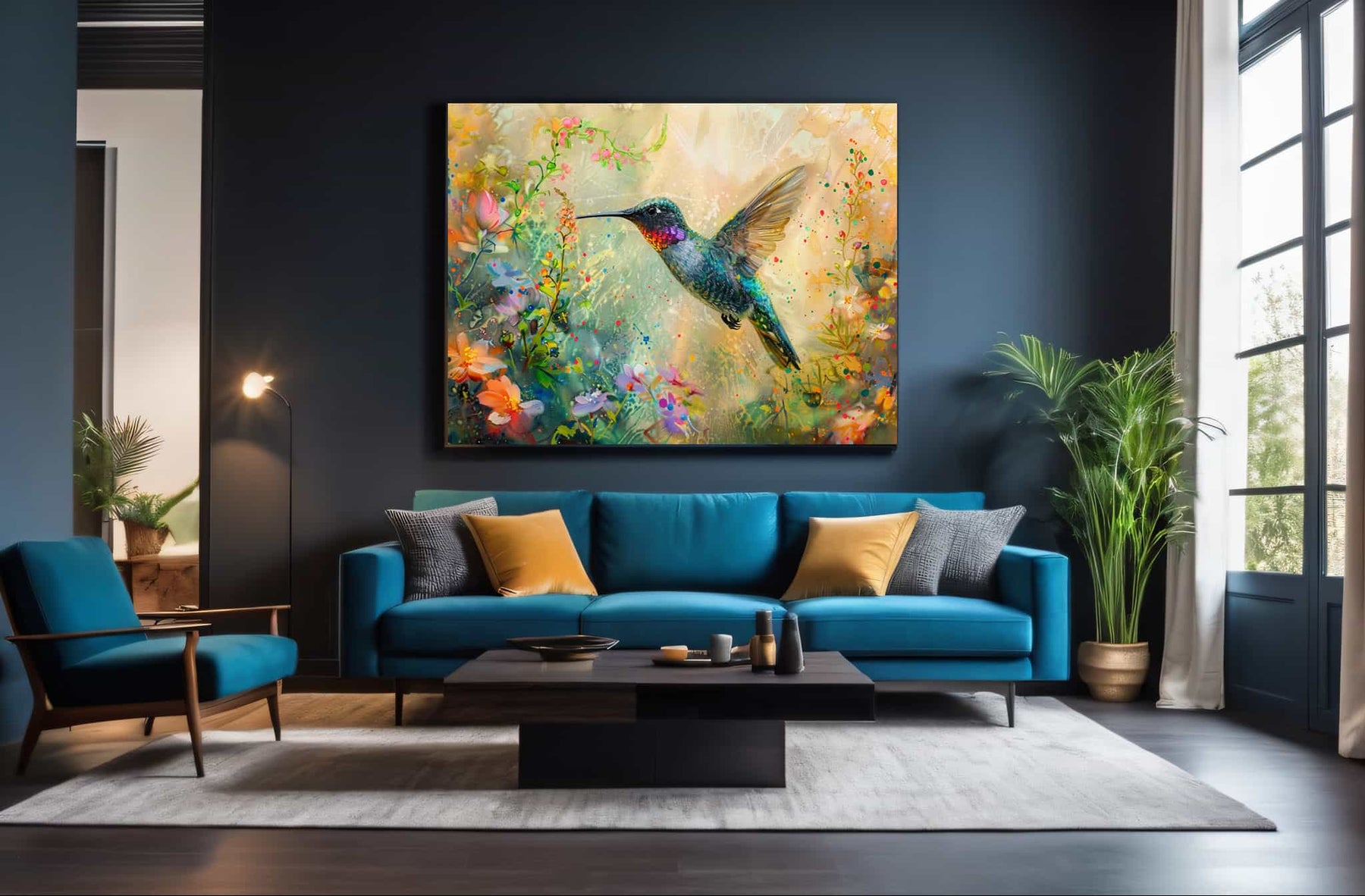 Hummingbird Canvas Art