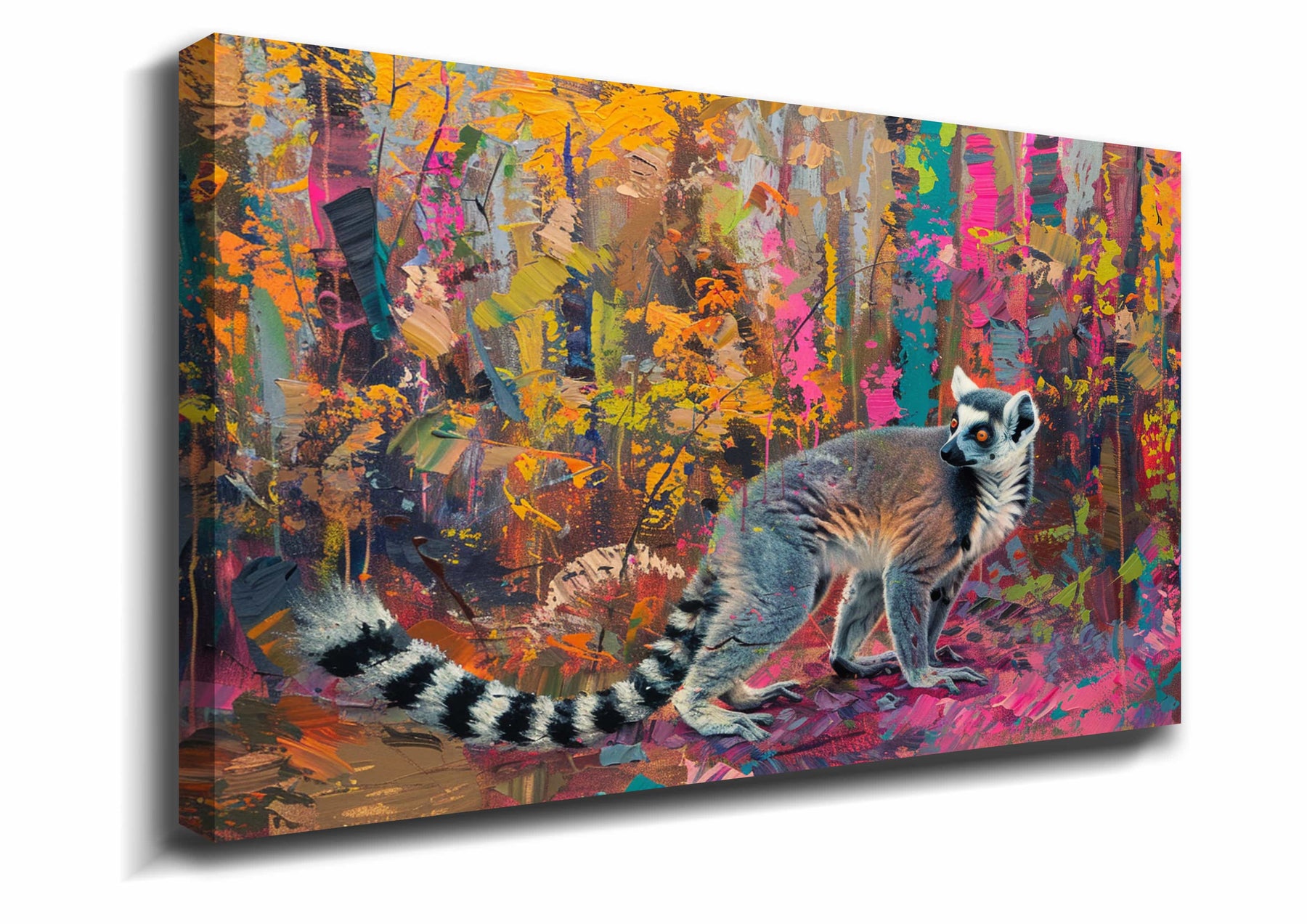 Ring Tailed Lemur Canvas Art