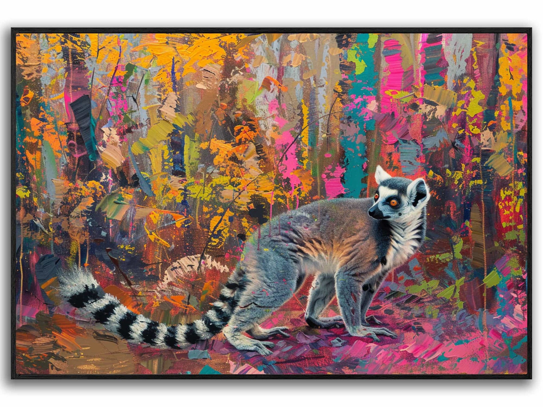 Ring Tailed Lemur Canvas Art