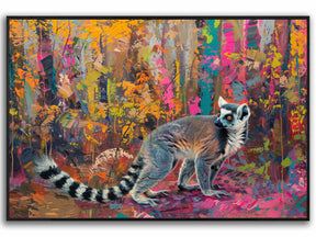 Ring Tailed Lemur Canvas Art
