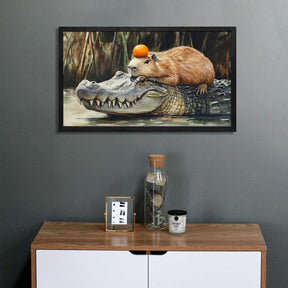 Crocodile Canvas Art