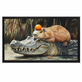 Crocodile Canvas Art