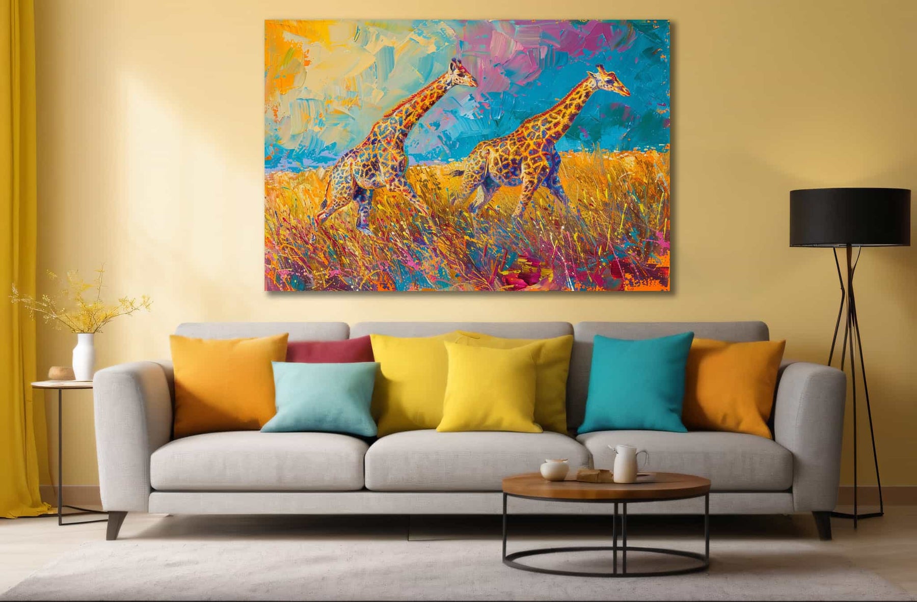 Giraffe Canvas Art