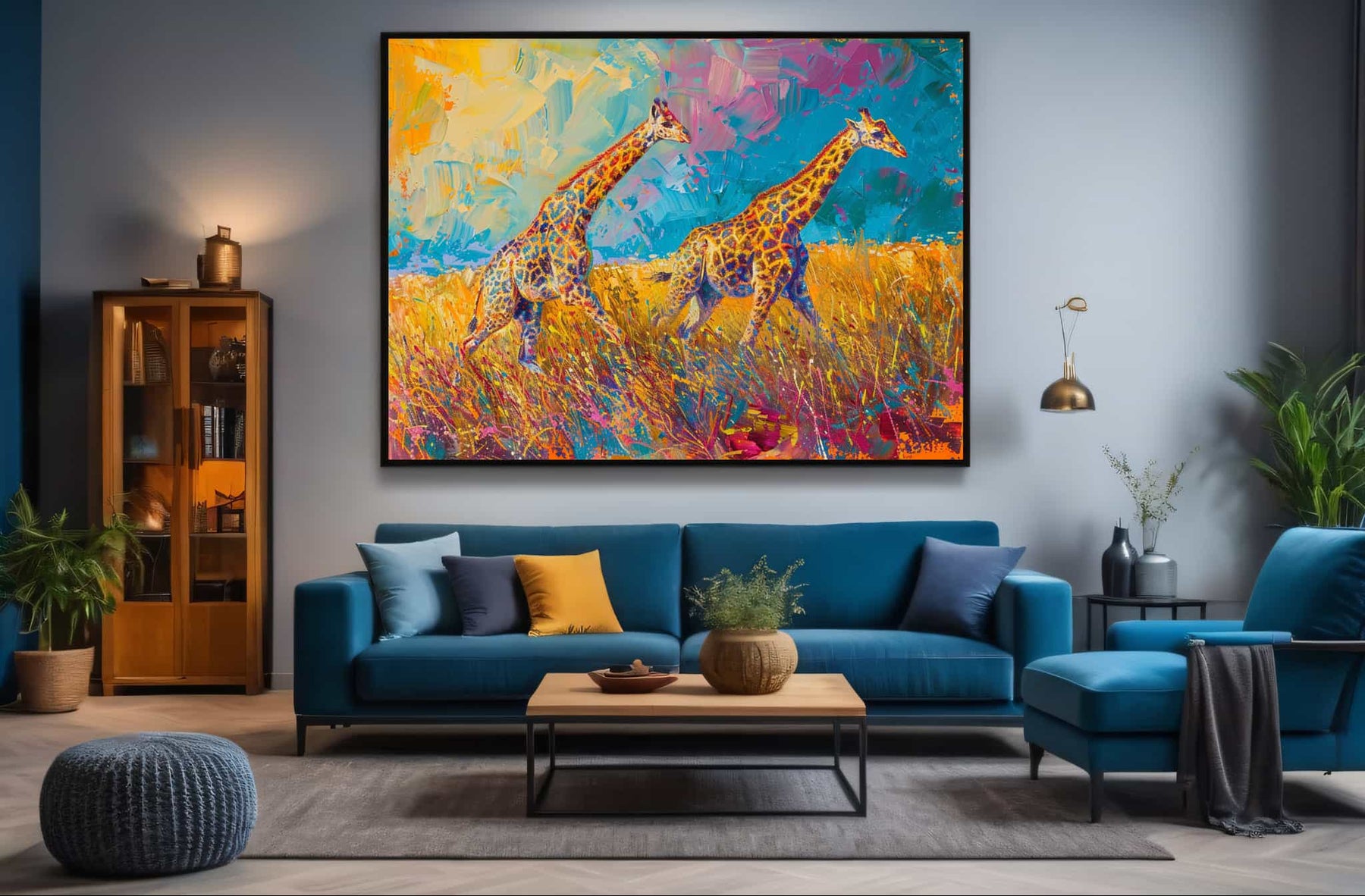Giraffe Canvas Art