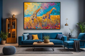 Giraffe Canvas Art