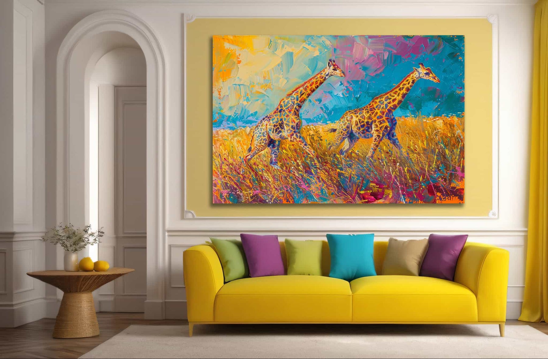 Giraffe Canvas Art