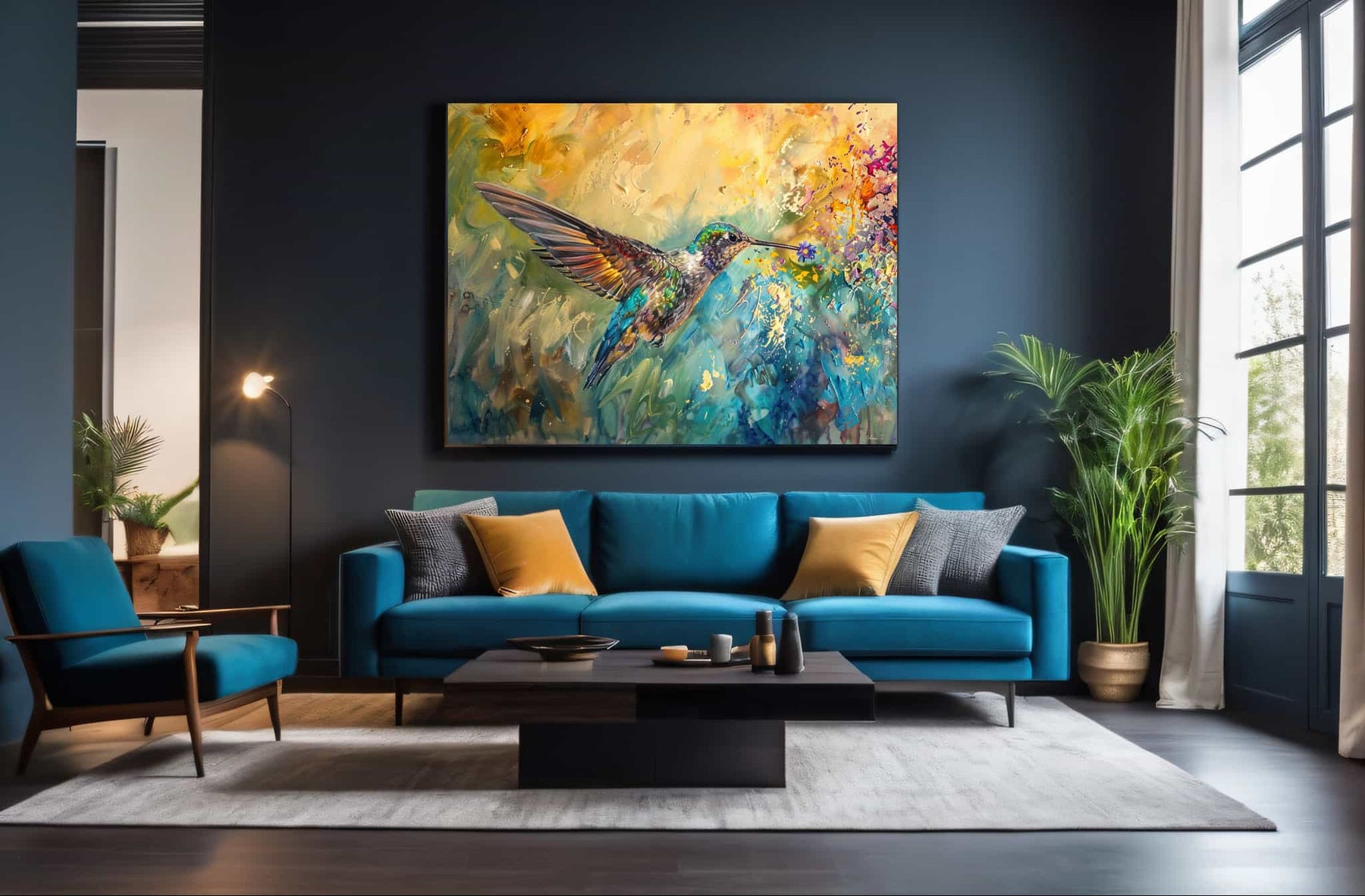 Hummingbird Canvas Art