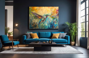 Hummingbird Canvas Art