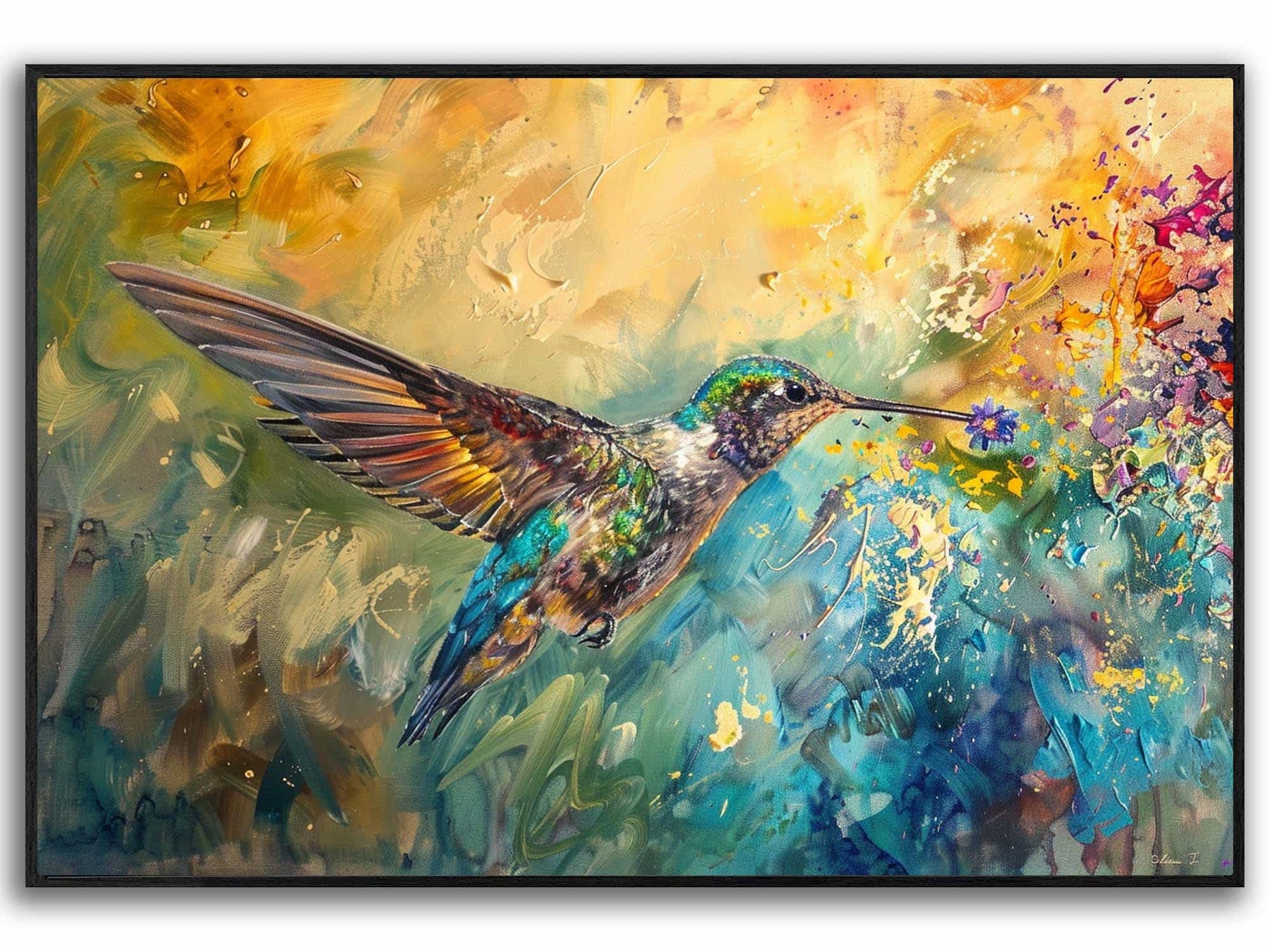 Hummingbird Canvas Art