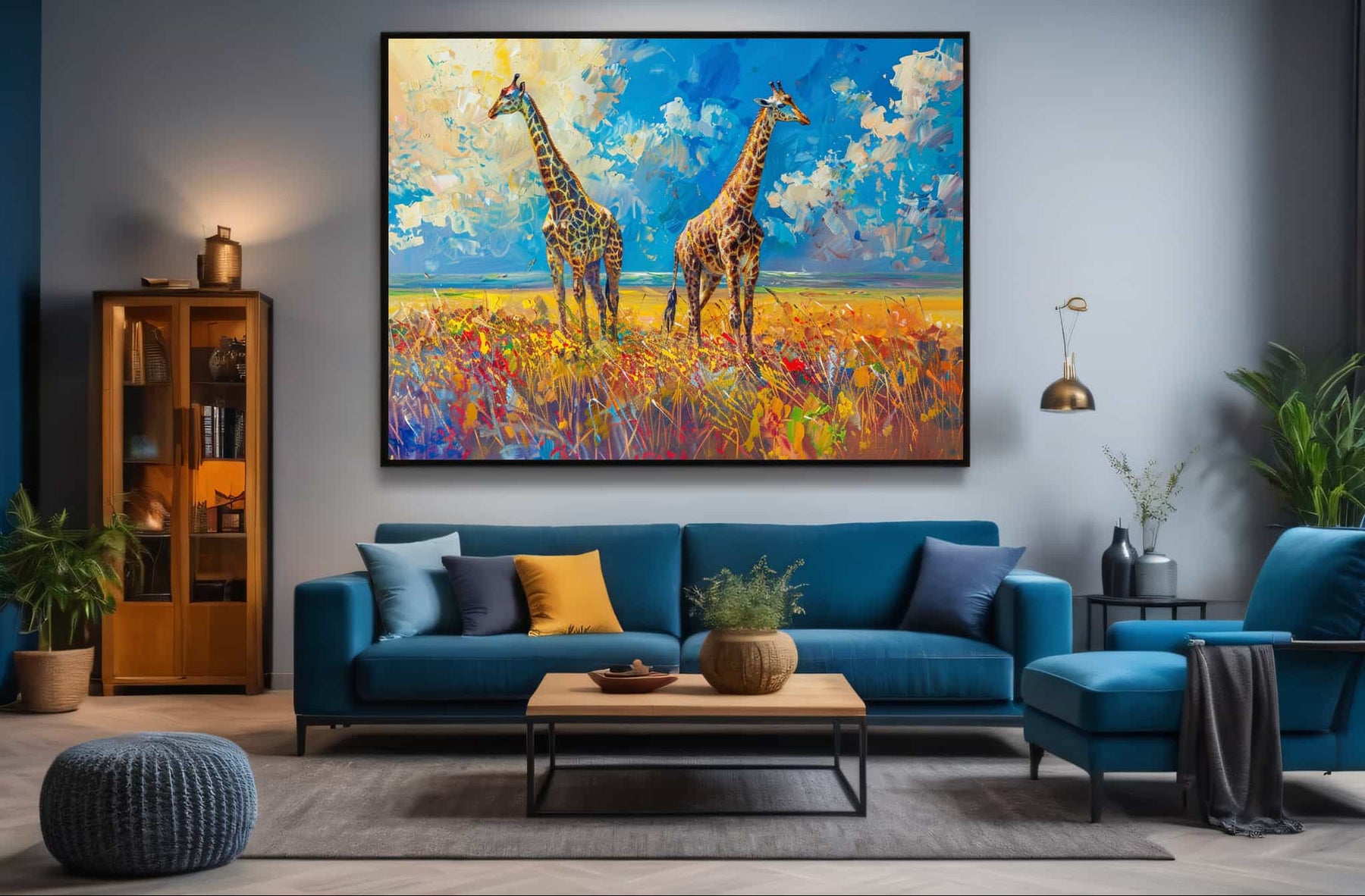 Giraffe Canvas Art