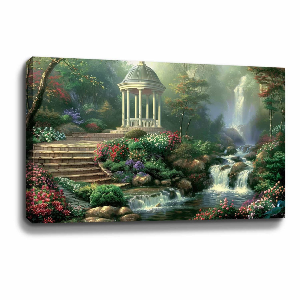The Garden Of Prayer Canvas Art