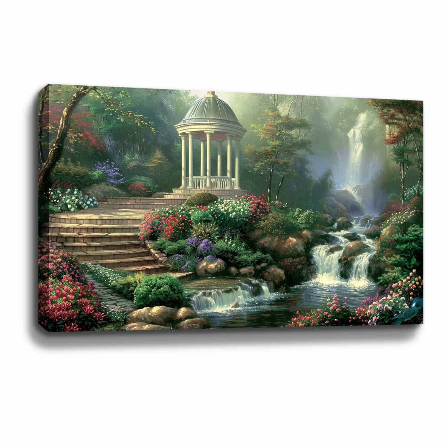 The Garden Of Prayer Canvas Art