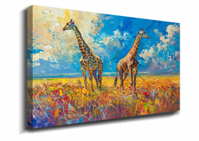 Giraffe Canvas Art