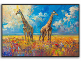 Giraffe Canvas Art
