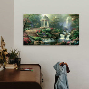 The Garden Of Prayer Canvas Art