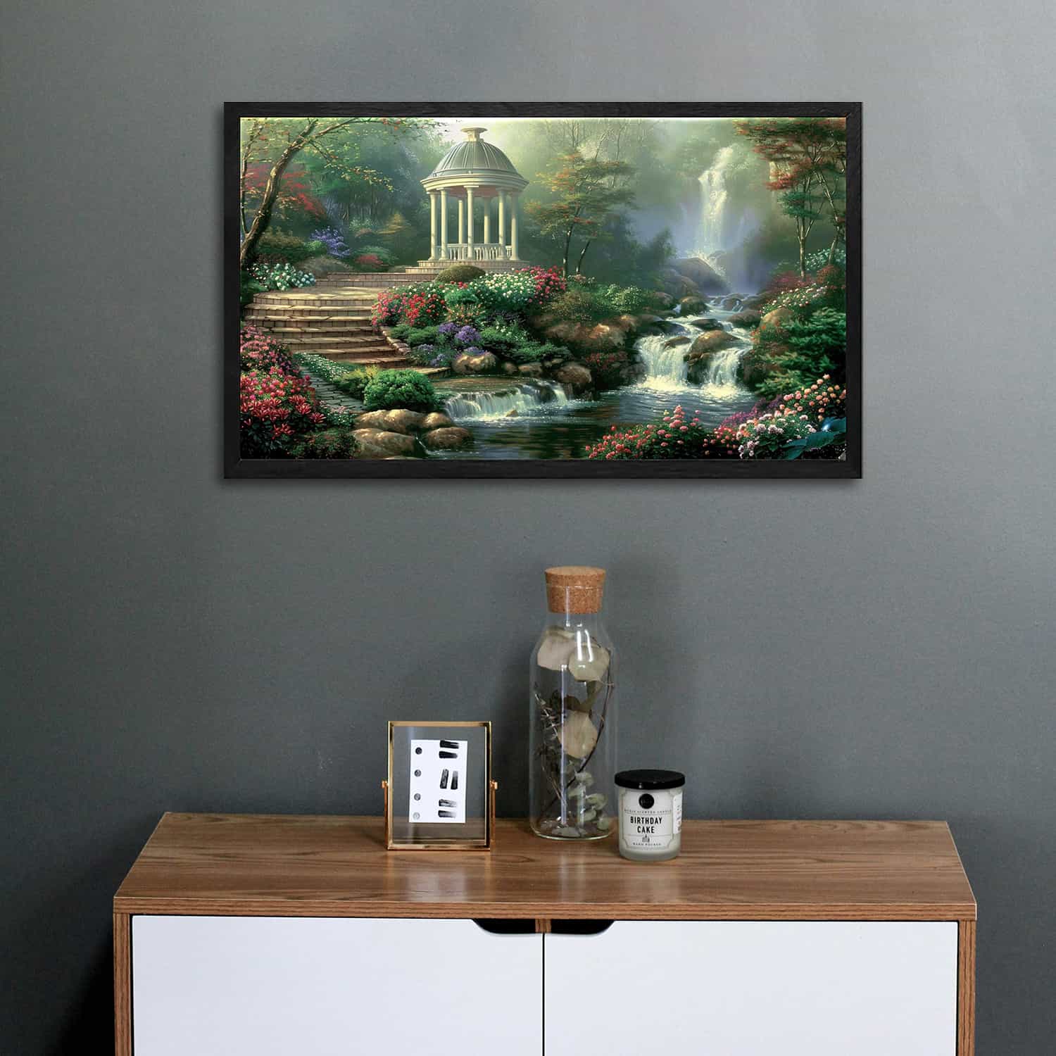 The Garden Of Prayer Canvas Art