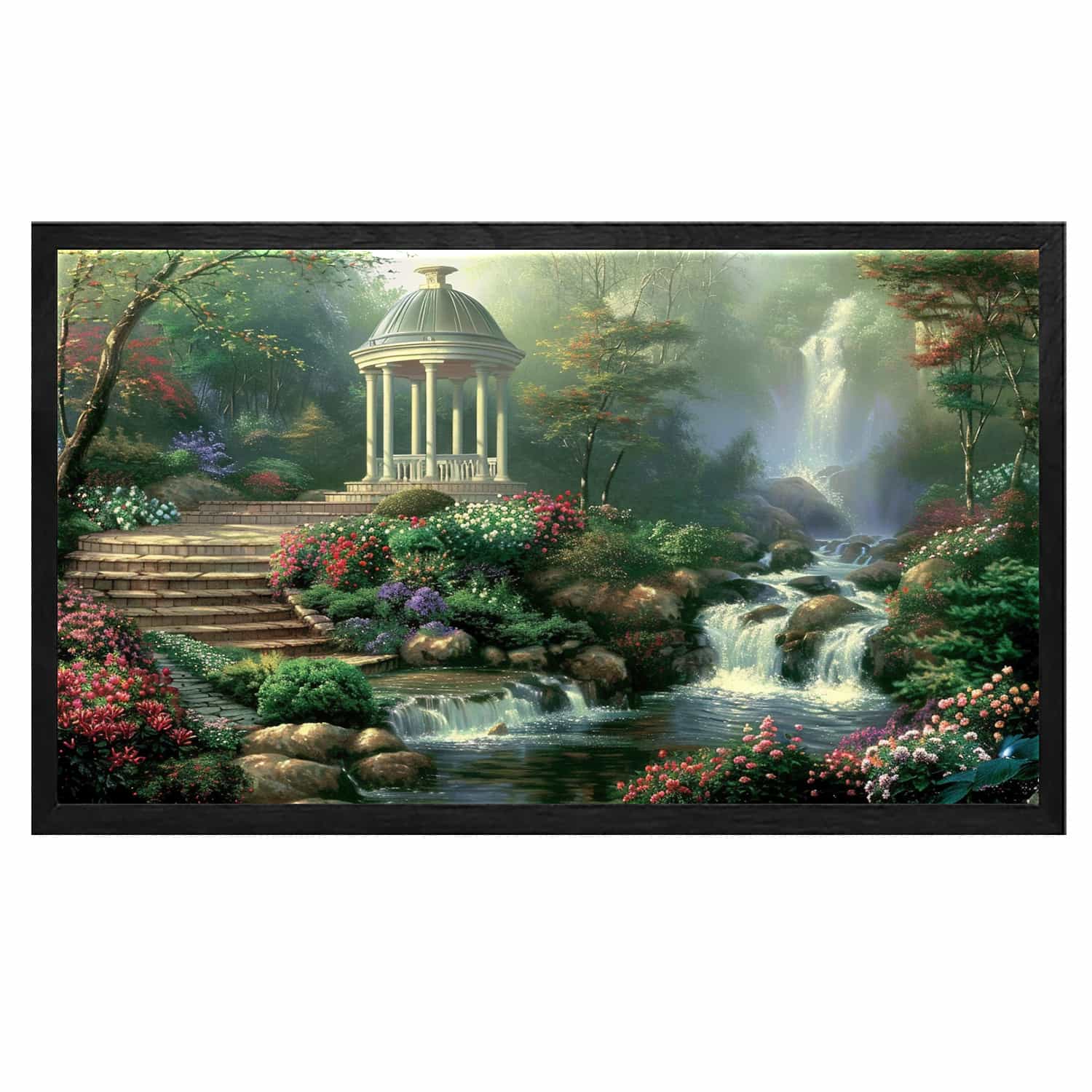 The Garden Of Prayer Canvas Art