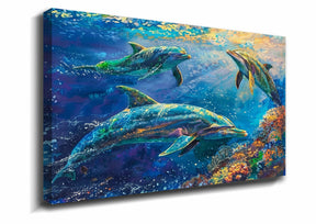 Dolphin Canvas Art