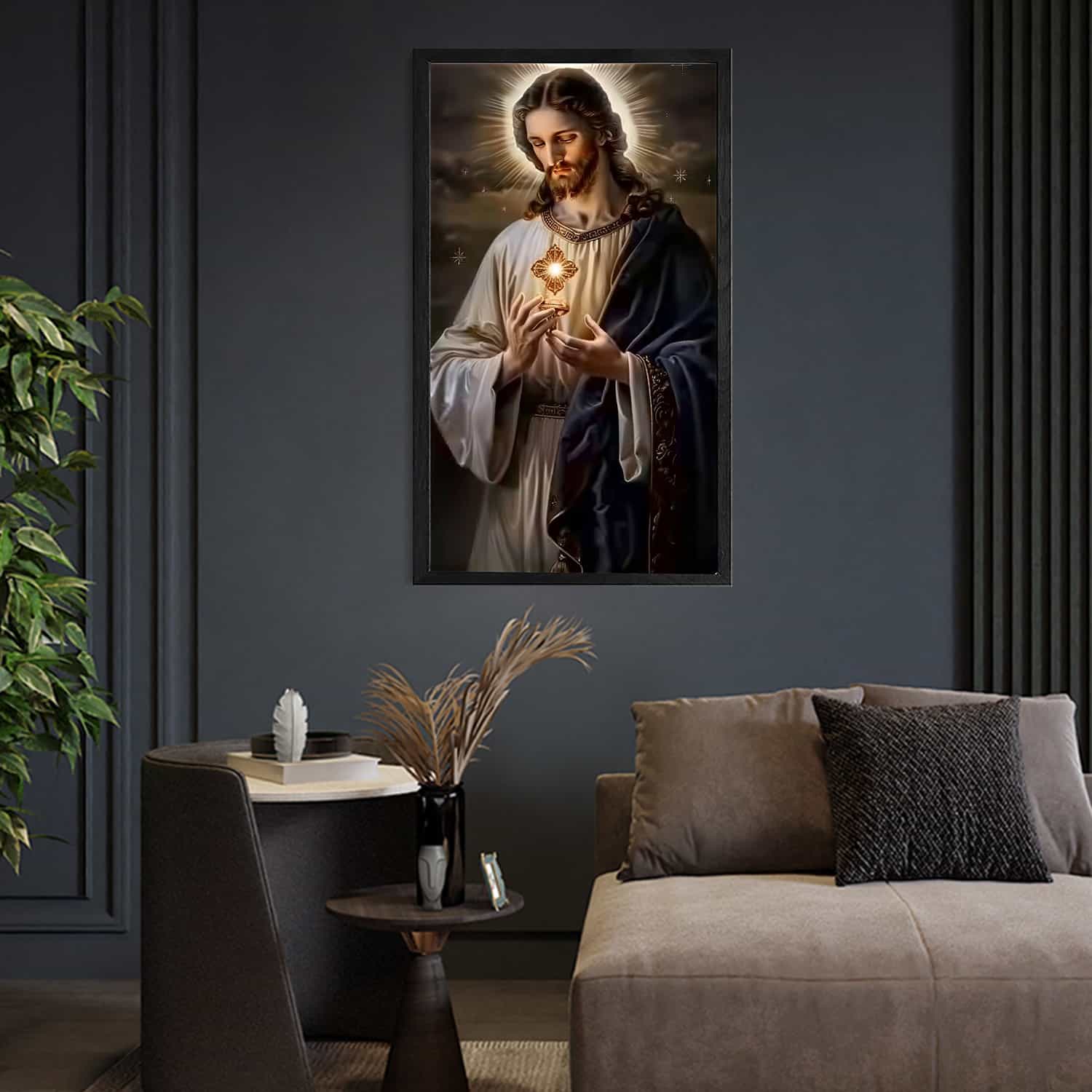 Scared Heart Of Jesus Canvas Art