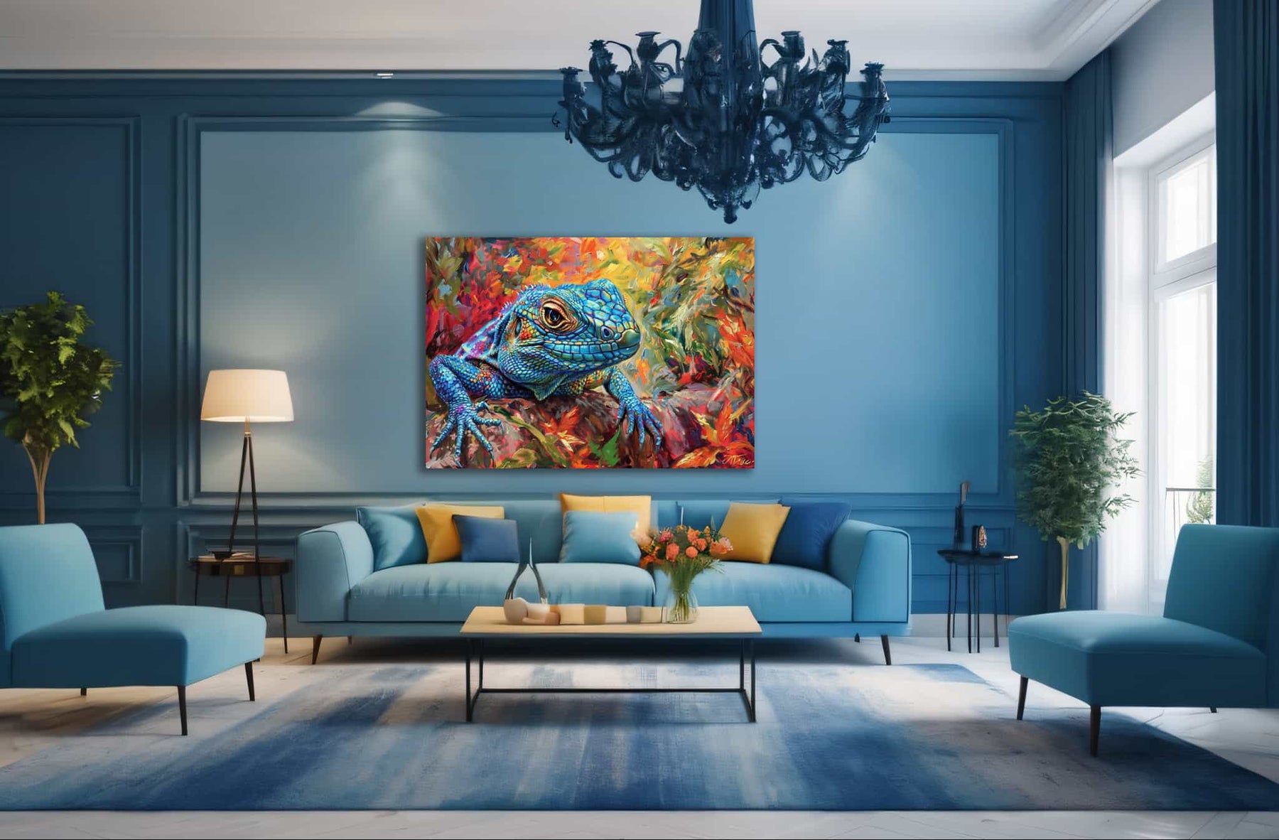 Lizard Canvas Art