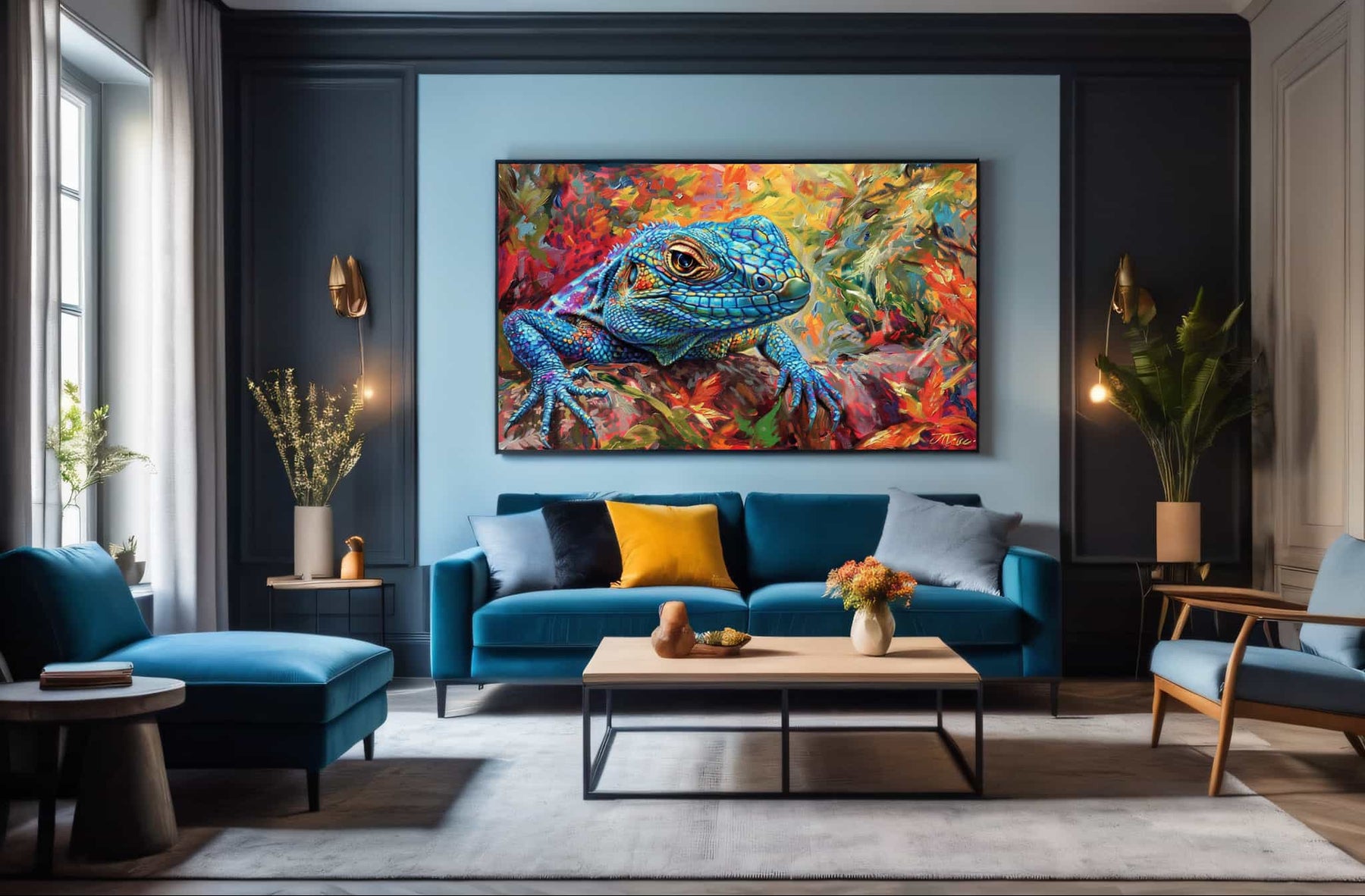 Lizard Canvas Art