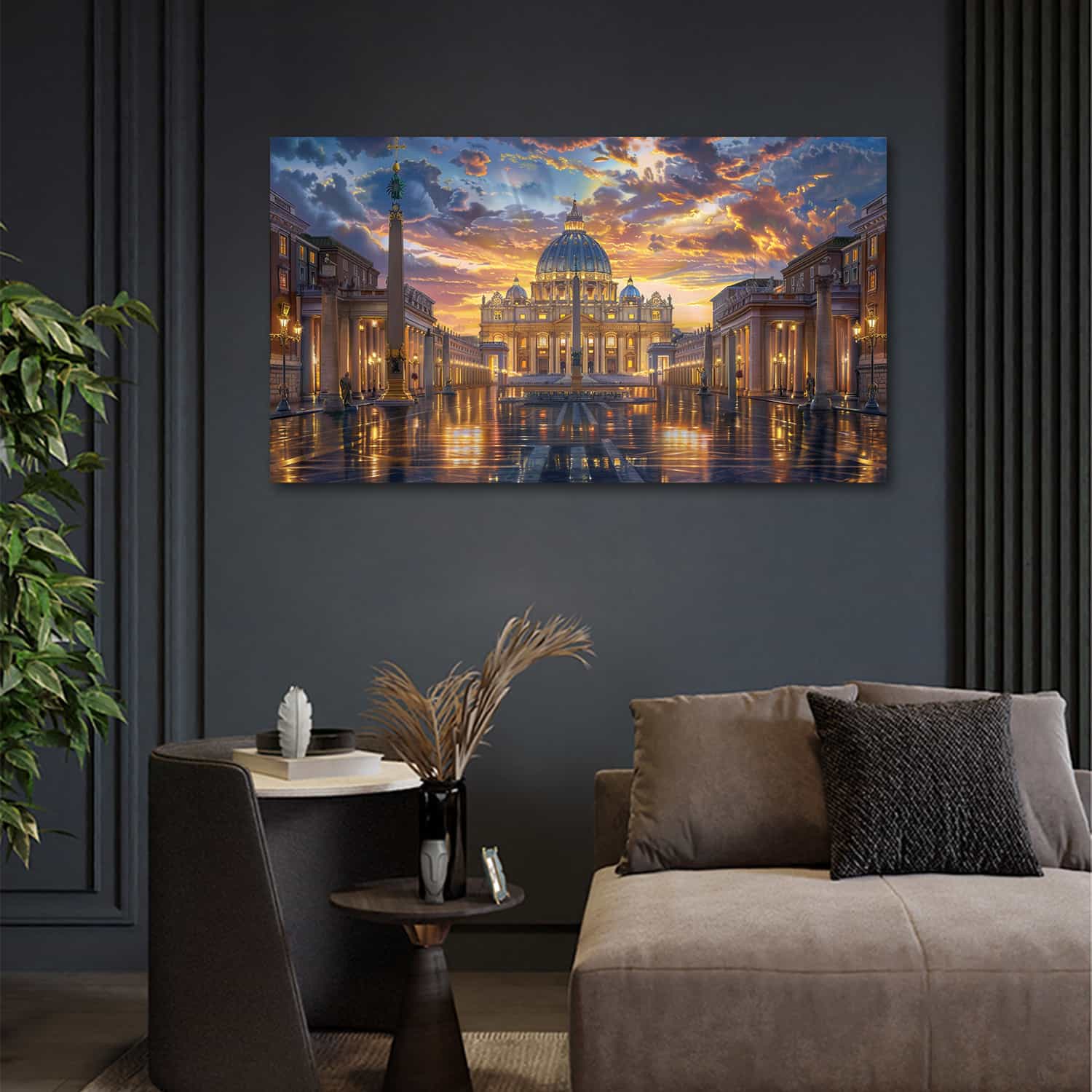 Temple Of God Canvas Art