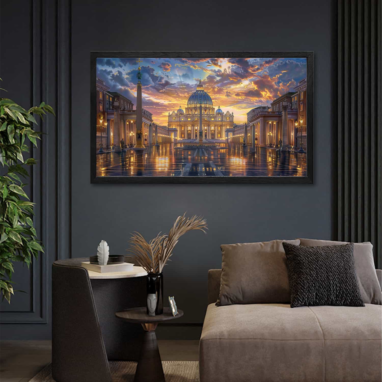 Temple Of God Canvas Art