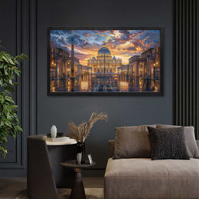 Temple Of God Canvas Art