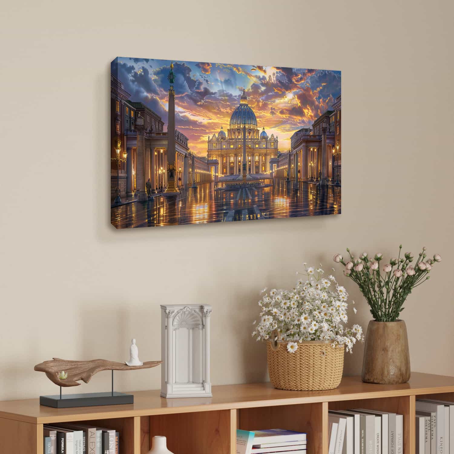 Temple Of God Canvas Art
