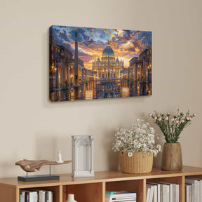 Temple Of God Canvas Art